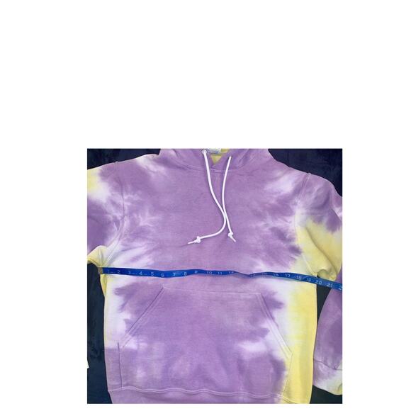 NWOT UNISEX TIE DYE HOODIE SWEATSHIRT - Picture 3 of 4